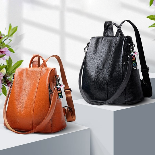 DiNord Taschenstahl Rucksack Aus Leder