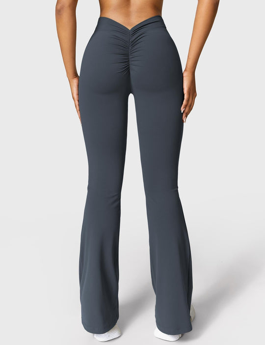 Ausgestellte Leggings mit V-Ausschnitt - Arvani