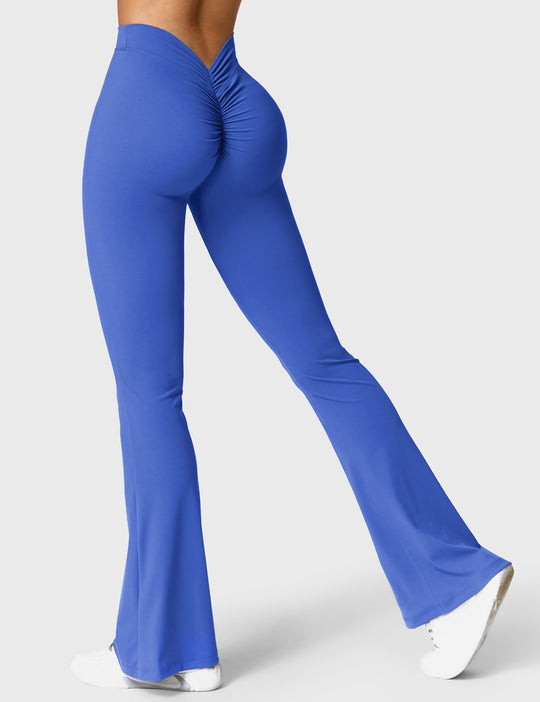 Ausgestellte Leggings mit V-Ausschnitt - Arvani