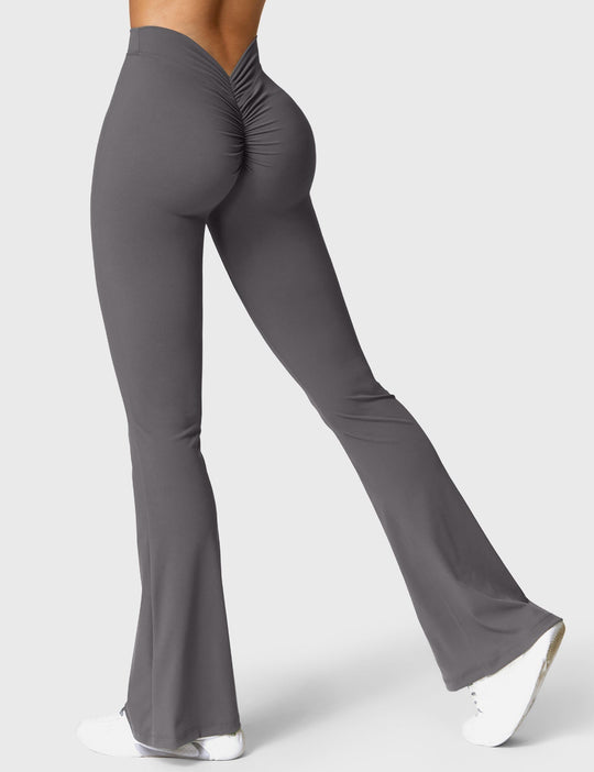 Ausgestellte Leggings mit V-Ausschnitt - Arvani