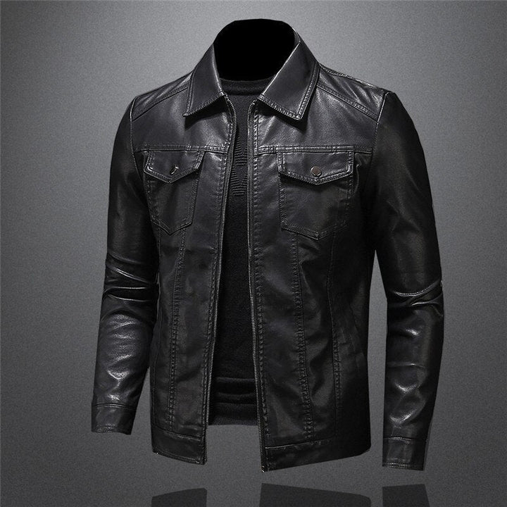 Klassische Lederjacke für Herren