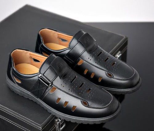 Herren Freizeitschuhe aus hohlem Leder Nord Taschen