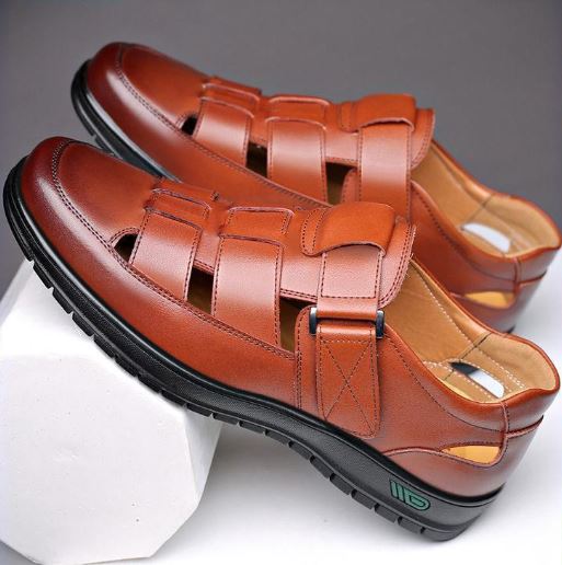 Herren Freizeitschuhe aus hohlem Leder Nord Taschen